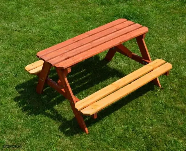 Dětská pikniková souprava - dvouodstínová (lazurit)